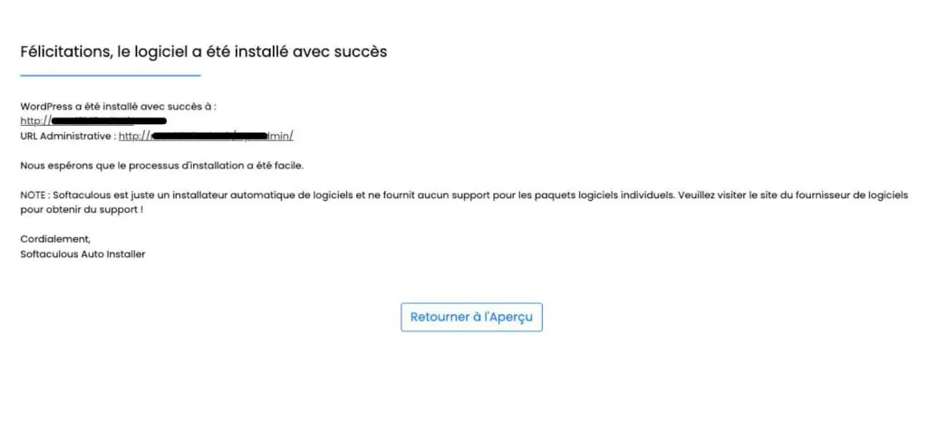 Installation wordpress sur o2switch